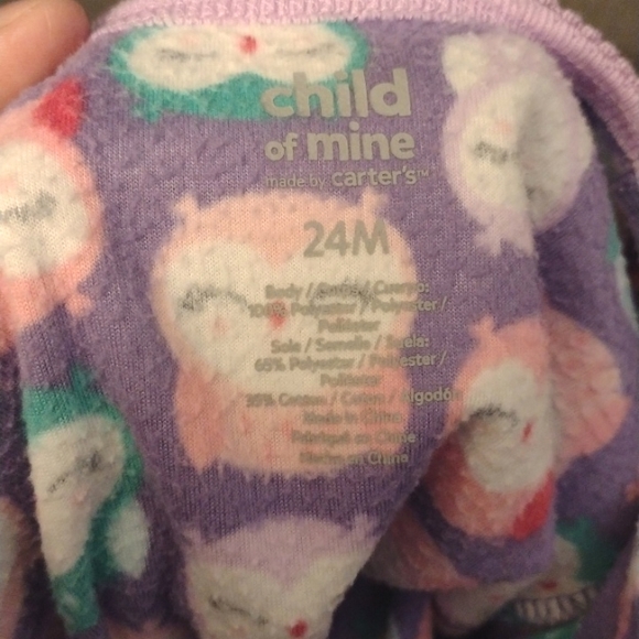 Child of mine by Carter's Onesie Pajama size 24M. - Picture 5 of 8